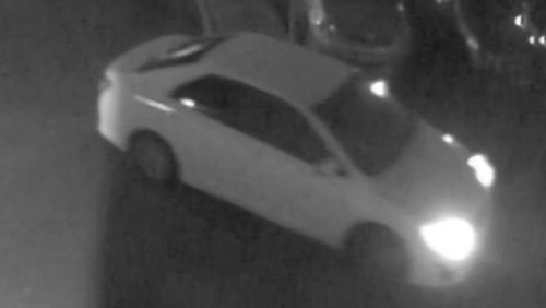 A car believed to have been involved in a machete attack in Melbourne's west.