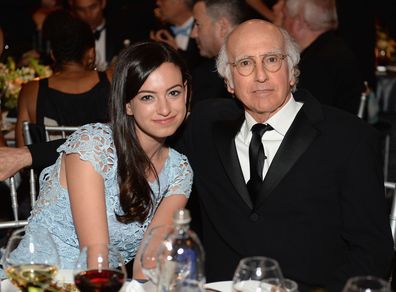 Cazzie David and actor Larry David attend 41st AFI Life Achievement Award Honoring Mel Brooks at Dolby Theatre on June 6, 2013 in Hollywood,