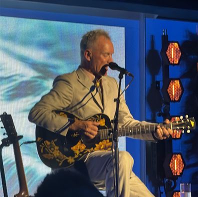 Sting on the Ritz Carlton superyacht