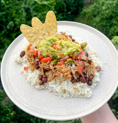 Fitness coach bec hardgrave creates ultimate GYG burrito bowl fakeaway