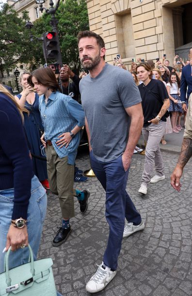 Ben Affleck and child Seraphina Affleck