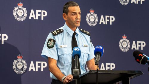 Australian Federal Police acting assistant commissioner Brett James.