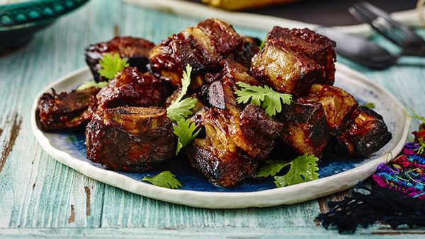 Sticky Mexican beef ribs
