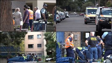 Sydney woman injured after man falls three storeys and lands on her