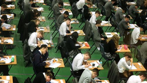 NAPLAN today children sitting exam