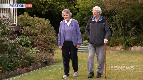 Bob Yorston and his wife Bev were out for the day when they returned home to find they had been robbed. (9NEWS)