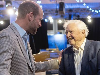 Prince William, David Attenborough 
