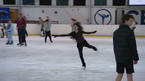 Others in Queensland's south-east opted for the local ice skating rink in order to cool off amid the hottest September day in six years since 2017.