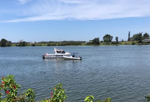 NSW Marine Rescue searched the Macleay River after the crash.