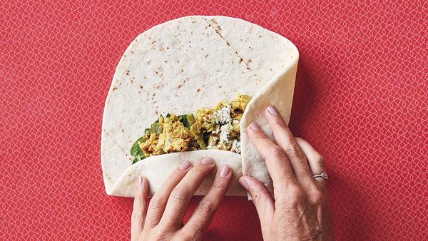 Sarah Wilson's breakfast burritos, Simplicious Flow