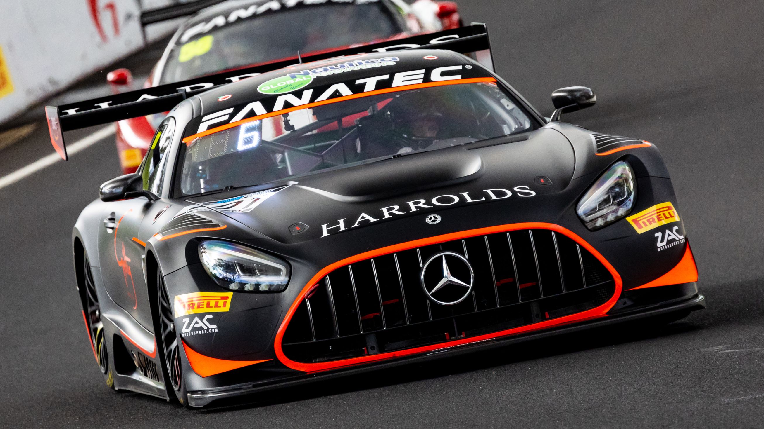 The Mercedes-AMG GT3 that Jayden Ojeda will race with Ross Poulakis.