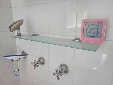 Shower timer is a must to help keep showers shorter