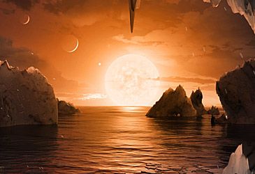 How many "Earth-like" planets did NASA reveal were orbiting TRAPPIST-1 in 2017?
