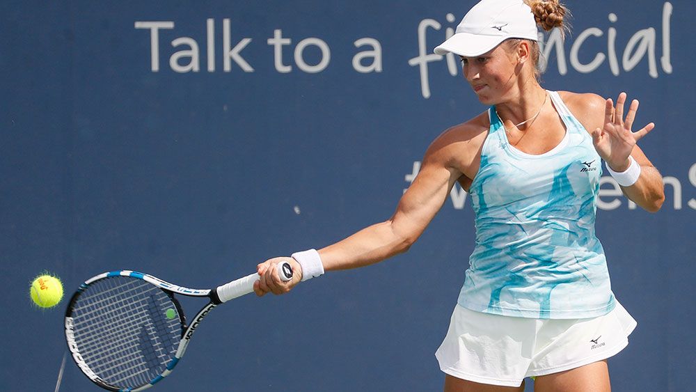 Tennis player Yulia Putintseva has epic meltdown at Connecticut Open