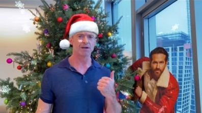 Hugh Jackman Ryan Reynolds Christmas feud
