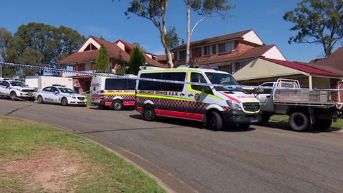 It is believed the man died after becoming stuck in a driveway. (9NEWS)