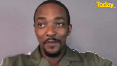 Anthony Mackie joked he's 'afraid' to visit Australia. 