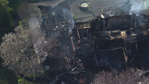  The home was undergoing renovations, meaning the owners weren't home when the fire started.