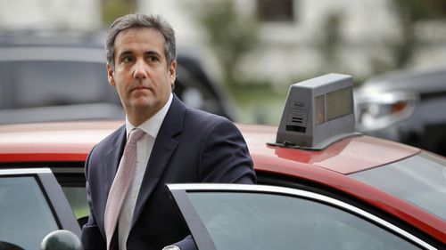 Secret recordings have been released between Mr Trump and his personal lawyer Michael Cohen. (AAP)