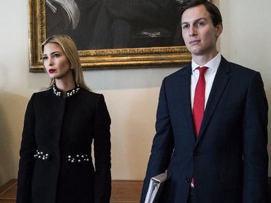 Ivanka Trump and Jared Kusher in Washington income drop