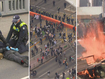 Melbourne divided as protest erupts into violence