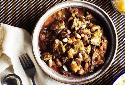 Goat tagine with almonds