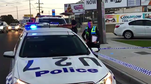 Police were called to Springvale Road when a road rage incident turned violent yesterday afternoon.
