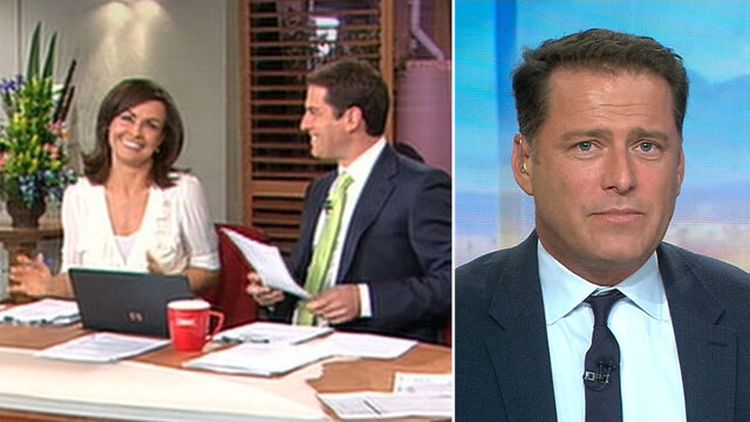 Karl Stefanovic leaves his fly open as he steps out with Today Show  colleagues