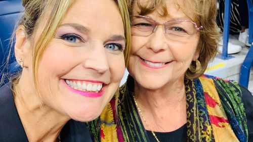 A apresentadora do US Today Show Savannah Guthrie e sua mãe, Nancy Guthrie 
