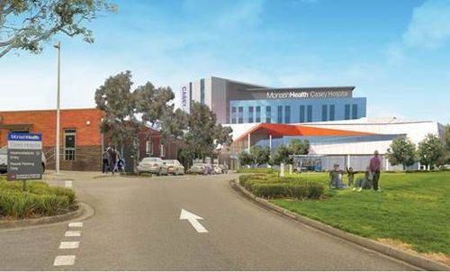 Artist’s impression of the new Casey Hospital. (Supplied)