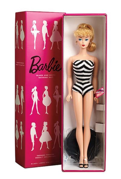 Barbie Black And White Swimsuit Doll
