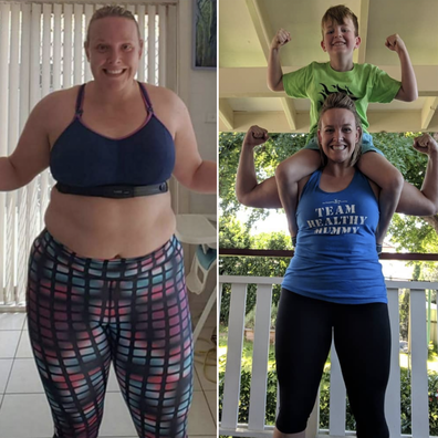 The Healthy Mummy weight loss before and after