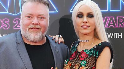 Kyle Sandilands and Imogen Anthony at the 31st Annual ARIA Awards in 2017