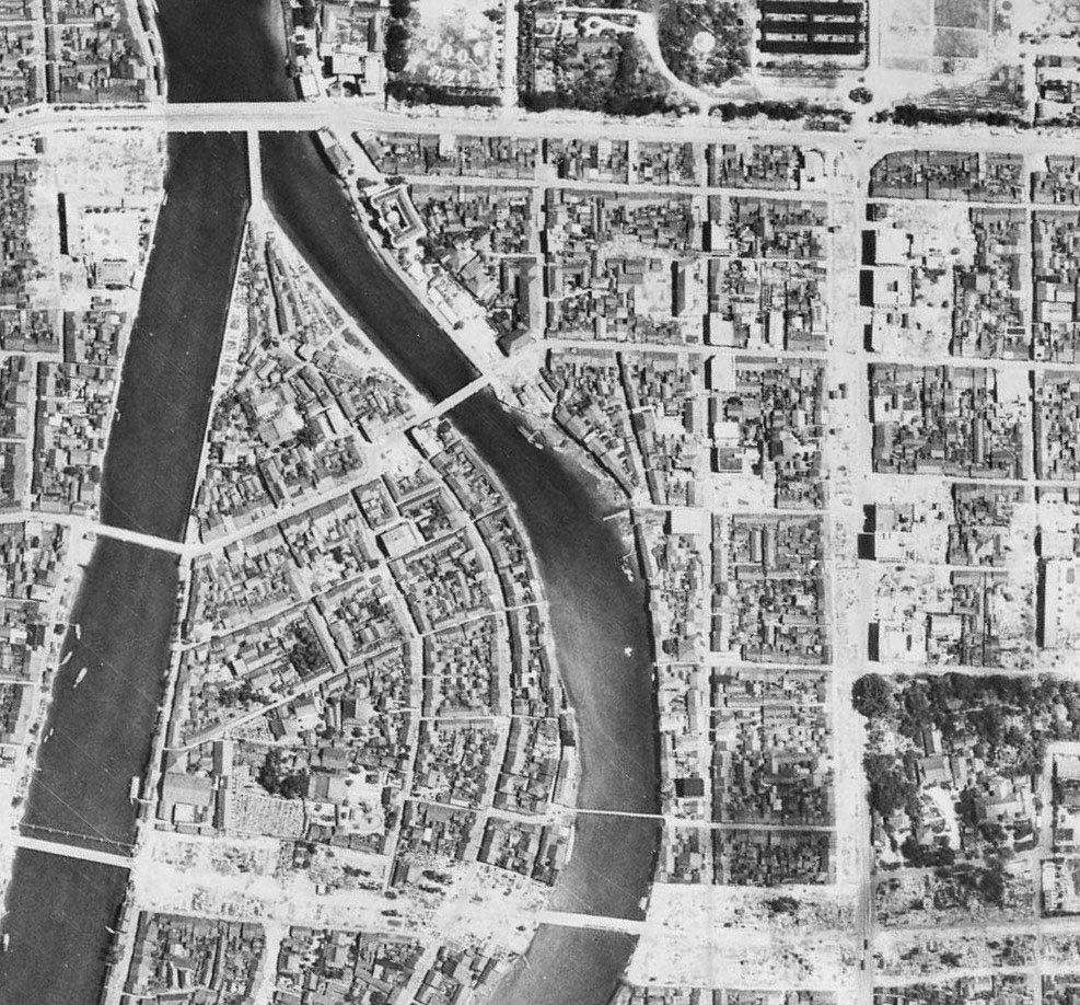 Hiroshima atomic bomb destruction
