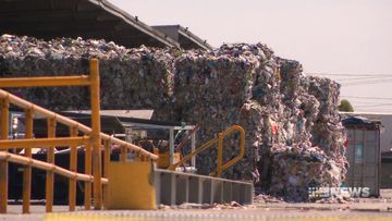 Recyclable rubbish is going into landfill in Victoria.