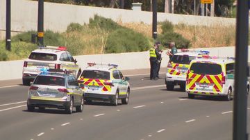 A man has died after he was hit by a truck in Adelaide&#x27;s south. Emergency services rushed to the Southern Expressway entrance at Bedford Park after reports the 23-year-old pedestrian had been hit by a vehicle.