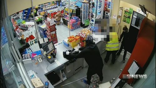 Queensland service station robberies car theft