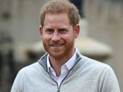 Prince Harry fronts the media as a proud dad.