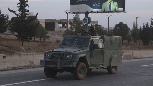 Thousands of fighters swept through villages and towns in Syria's northwestern countryside.