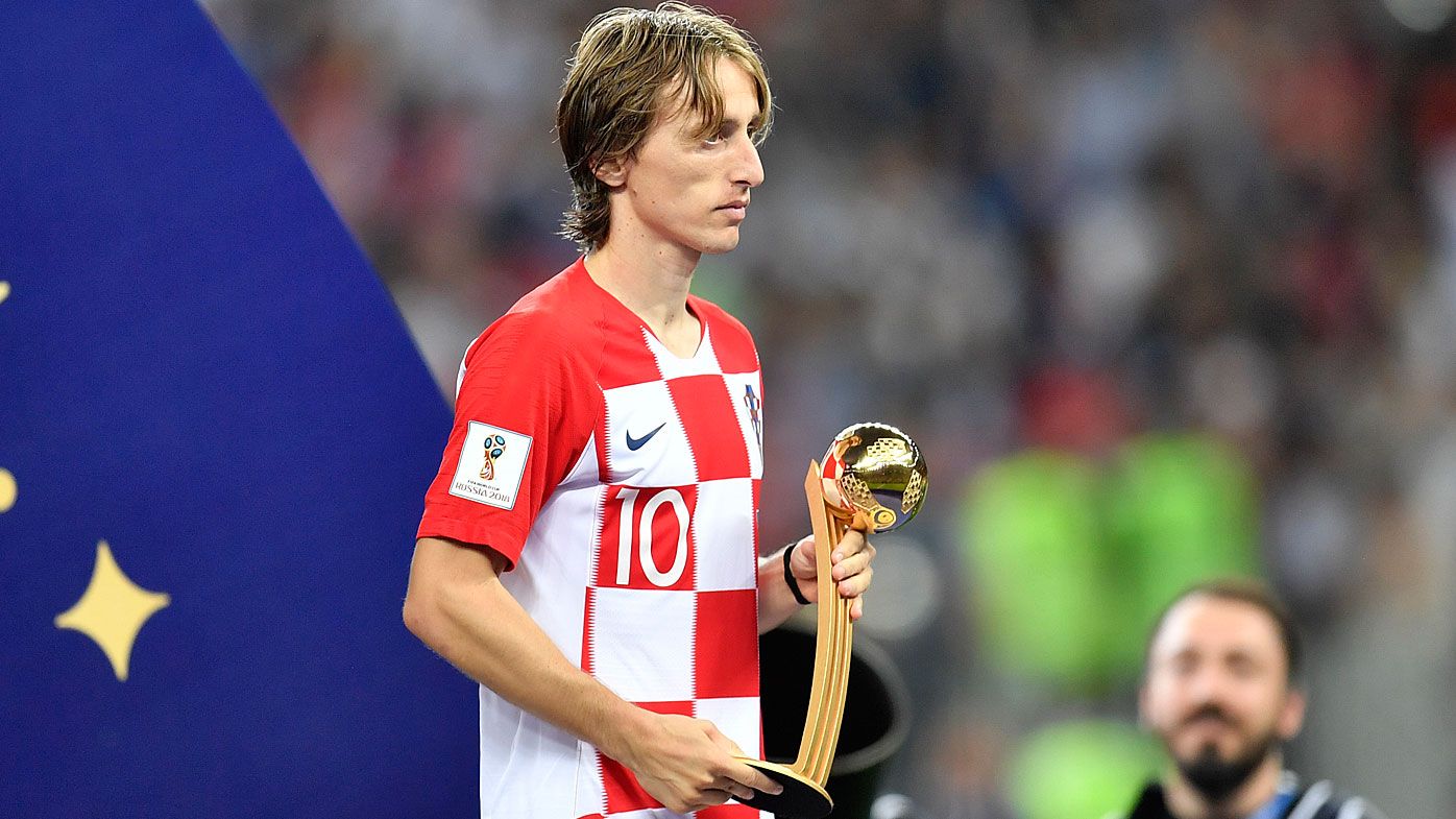Croatia star Luka Modric wins World Cup Golden Ball