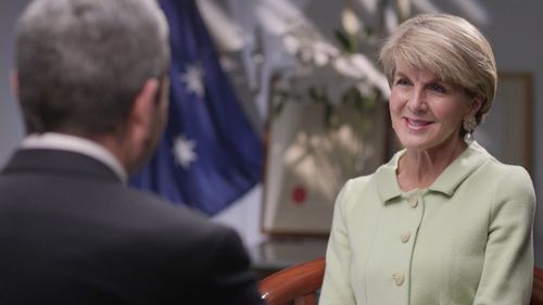 Julie Bishop says politicians from overseas have been calling her for an explanation of what's going on in Australia.