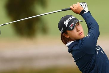 Australian teenager Rachel Lee pictured in action during round one of the 2023 Australian Open