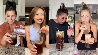 All the TikTokers trying the controversial 'healthy Coke' trend
