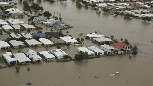 Andrew Rankin captured the flood devastation in Townsville from the air.