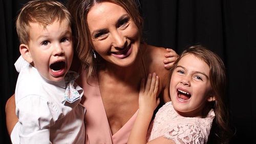 Emmah Evans with her children Logan 2, and Ayvah, 4. (Image: Supplied)