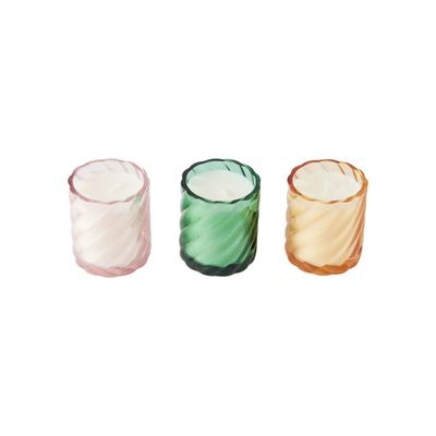 Three pack fruity twist fragrant candles: $15