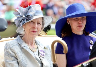 ASCOT, ENGLAND - JUNE 20: Anne, Princess Royal and Lady Sarah Chatto attend day three of Royal Ascot 2024 at Ascot Racecourse on June 20, 2024 in Ascot, England. (Photo by Chris Jackson/Getty Images)