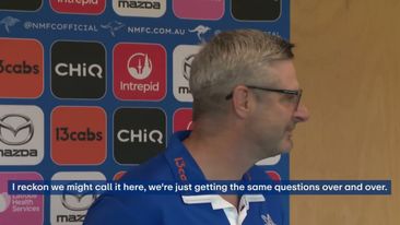 Press conference cut short after Blakey questioning