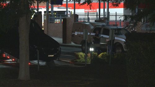 The man presented himself to Fairfield Hospital last night.