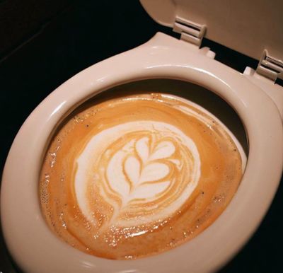 Unsettling latte art 